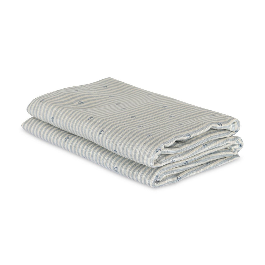 Bera mousseline doek 2pack - Stripe anchor