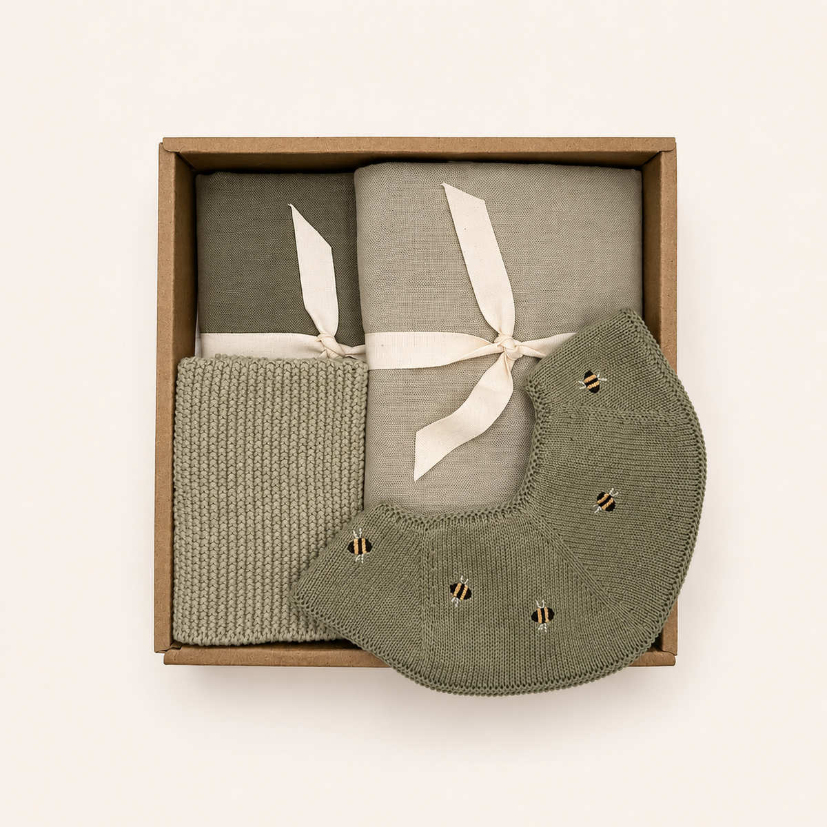 Baby geschenkdoos - Olive