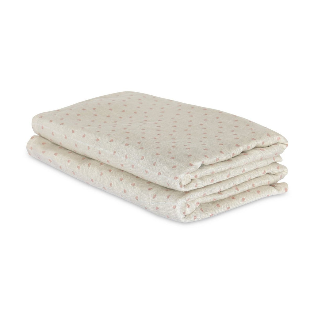 Bera mousseline doek 2pack - Heart