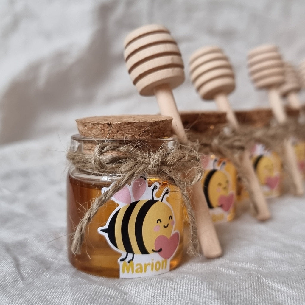 Honingpotje groot met sticker