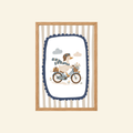 Poster goose met fietsje
