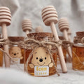Honingpotje groot met sticker