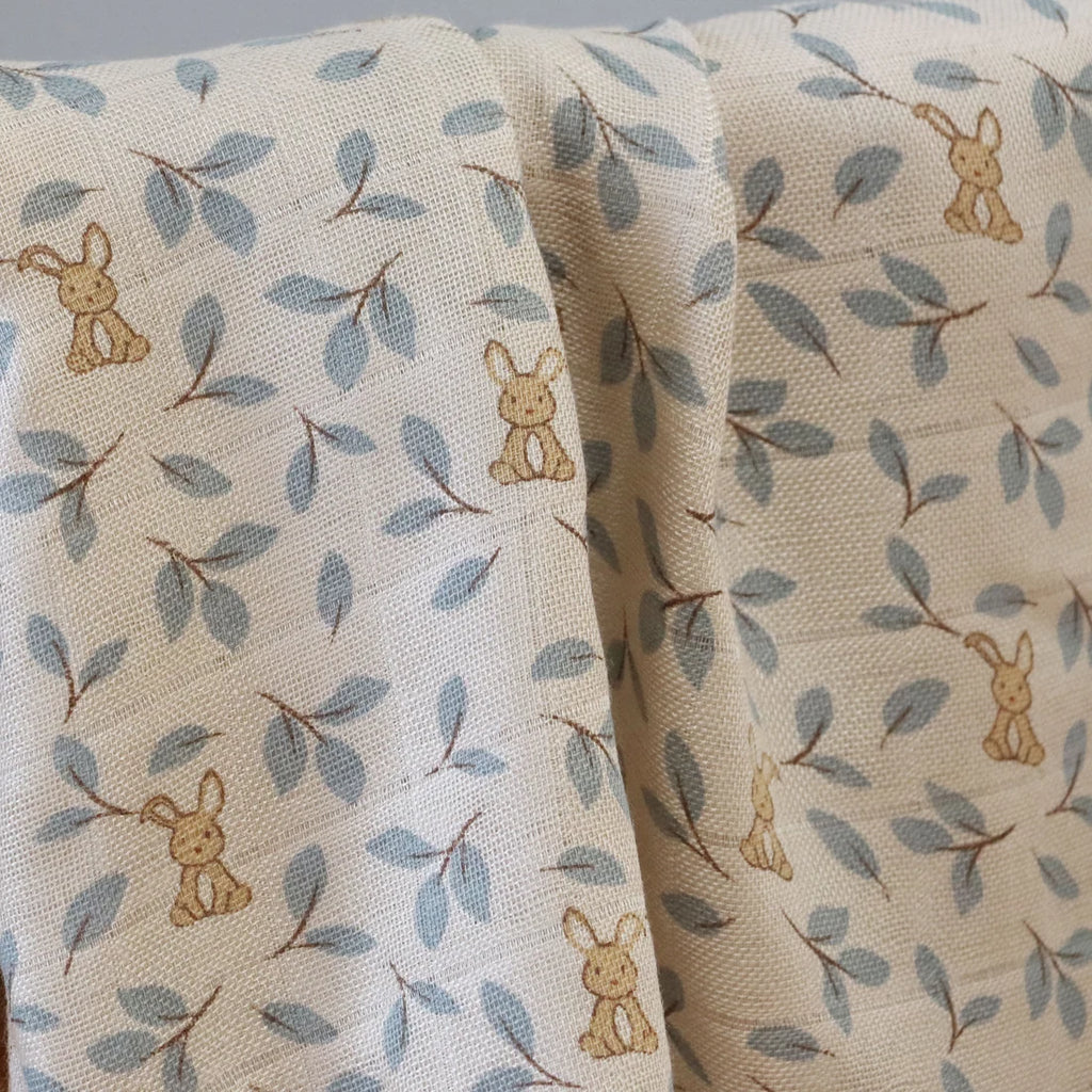 Bera mousseline doek 2pack - bunny leaf
