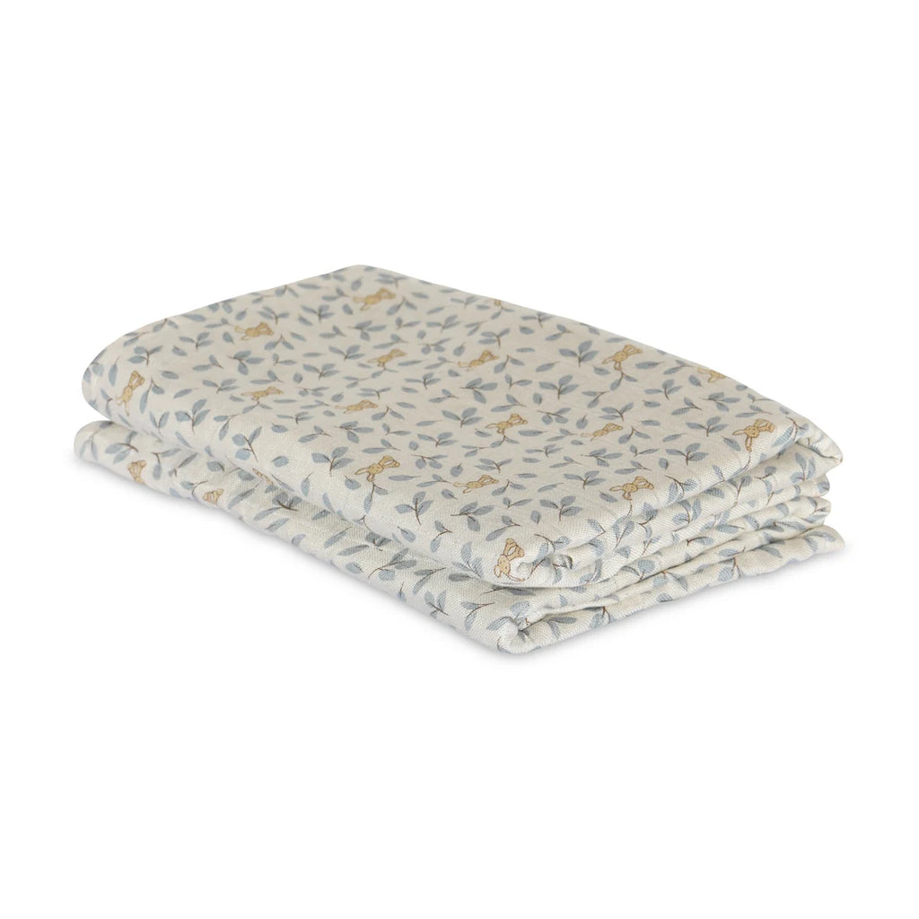 Bera mousseline doek 2pack - bunny leaf
